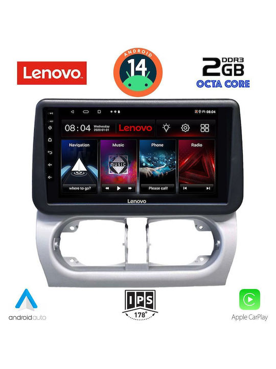 Lenovo Автомобилна Аудио Система (Блутут/USB/AUX/WiFi/GPS/Apple-Carplay/Android-Auto) с Тъчскрийн 9"