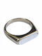 Tatu Moyo Ring with Stones made of Steel