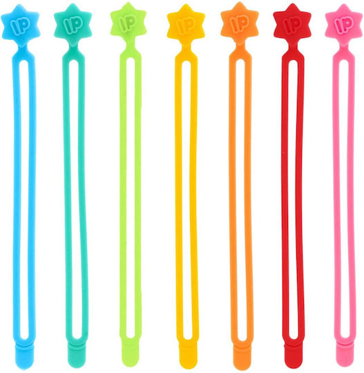 Lunch Punch Silicone Wrap Bands 7 Pcs Bright