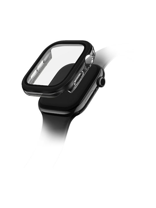 Uniq Voute Case Apple Watch Series 10 42mm Tempered Glass Black