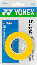 Yonex Super Grap Gripuri de Tenis X 3 Galben Yonex Super Grap Gripuri de Tenis X 3 Galben