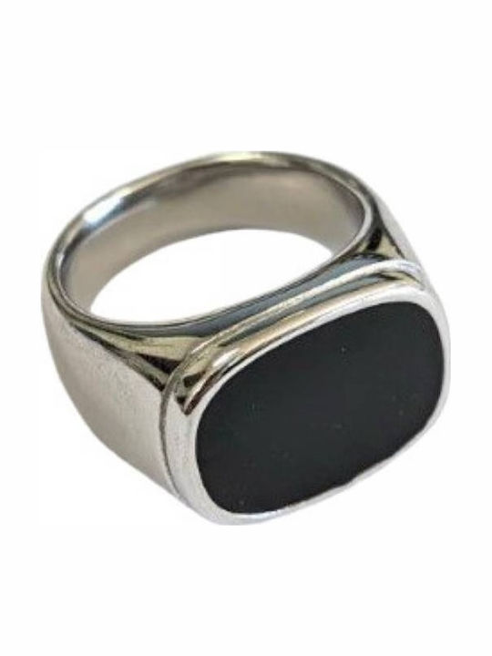 Tatu Moyo Ring with Stones made of Steel