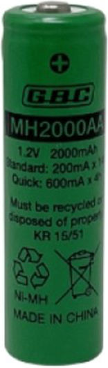 SKB Επαναφορτιζόμενη Μπαταρία AA Ni-MH 2000mAh 1.2V 1τμχ