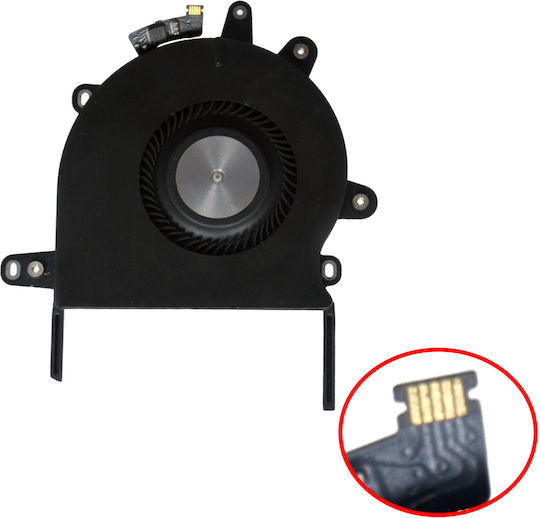 Laptop CPU Cooling Fan Apple MacBook Pro Retina 13" A2251 Year 2020 EMC 3348 610-00385-a 610-00382 ND55C13-19F05 Right Fan 4pin Code 81289