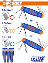 Wadfow Folding Allen Wrenches