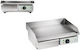 Royal Catering Gewerbliche Flachgrillplatten Elektrisch 3kW mit glatter & geriffelter Platte