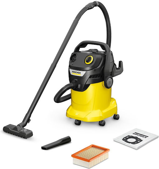 Karcher KWD 5 V-25/5/22 Vacuum Wet / Dry 1100W with Plastic Bin 25lt