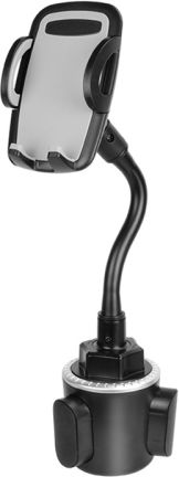 Car Mobile Mount with Adjustable Hooks Black