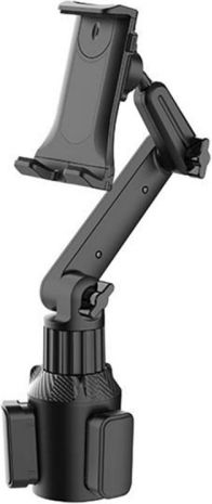 Car Mobile Mount with Adjustable Hooks Black