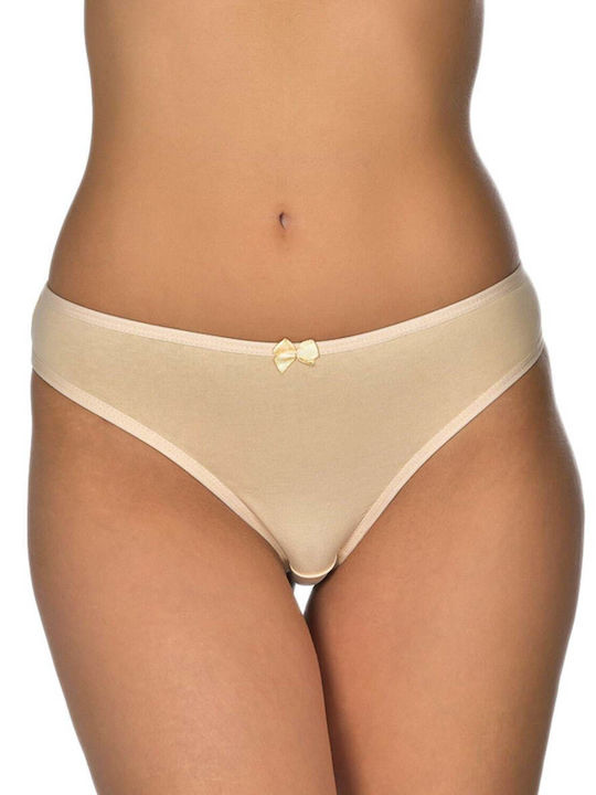 Jokers Cotton Women's String Beige