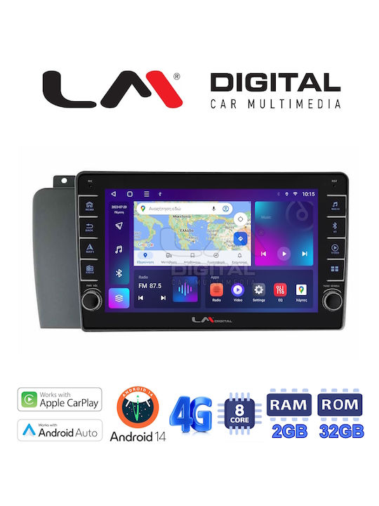 LM Digital Ηχοσύστημα Αυτοκινήτου για Volvo XC 70 2004 > 2007 (Bluetooth/USB/WiFi/GPS/Apple-Carplay/Android-Auto)