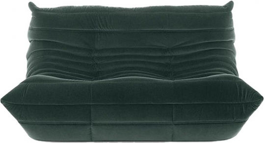 Togo Doppelsitzer Sofa Dark Green 132x102x70cm