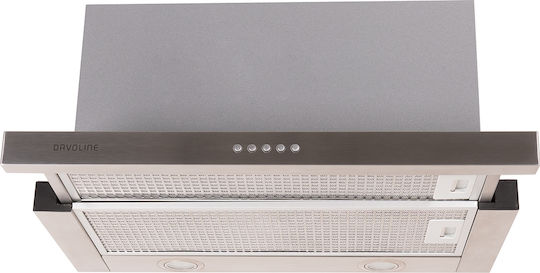 Davoline Ios Ultra Plus Συρόμενος Απορροφητήρας 90cm Inox
