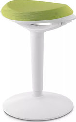 Spacetronik Wheeled Stool White