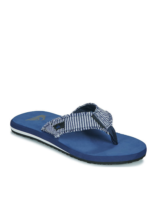 Quiksilver Monkey Abyss Men's Flip Flops Blue