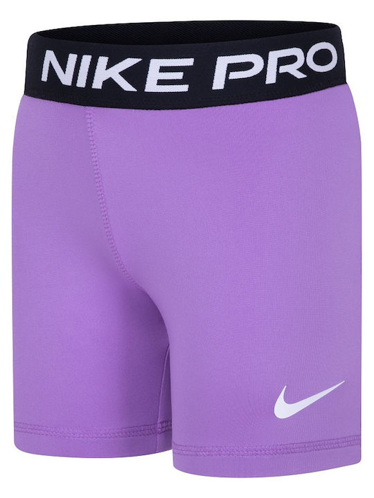 Παιδικό Κολάν Αθλητικό Κοντό Dri-Fit Μωβ Pro