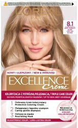 L'Oreal Paris Excellence Creme Βαφή Μαλλιών 8.1...