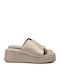 Platforme Dama De Vară Tip Slip On Auriu C79-Auriu
