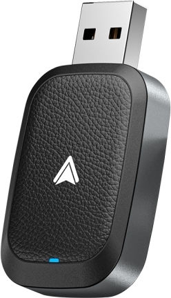 Cutie Carplay Android pentru Mașină Adaptor Auto de la Cablu la Wireless Negru