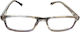 Lesebrille +1.00 in Weiß Farbe 02902