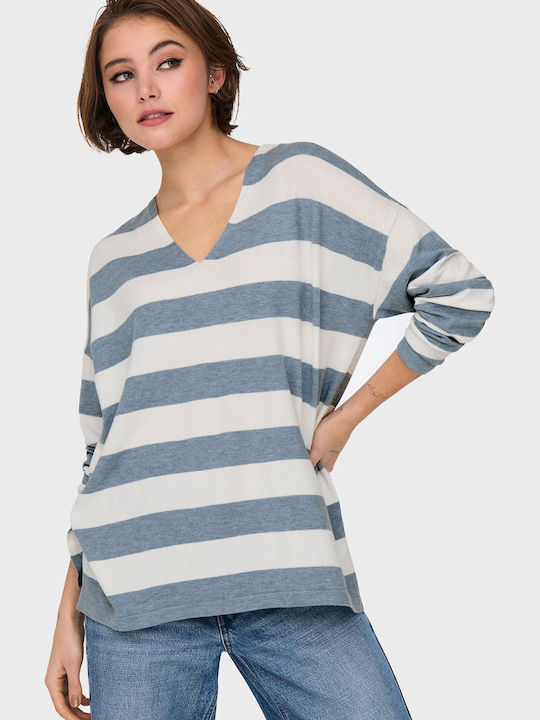Only Amalio Women's Sweater Striped Windword Bl...