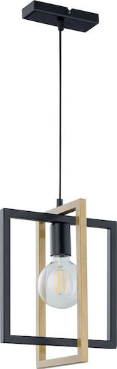 Sigma LED Deckenleuchte Schwarz 18x26cm
