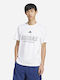 Tiro Linear Αθλητικό T-shirt Λευκό