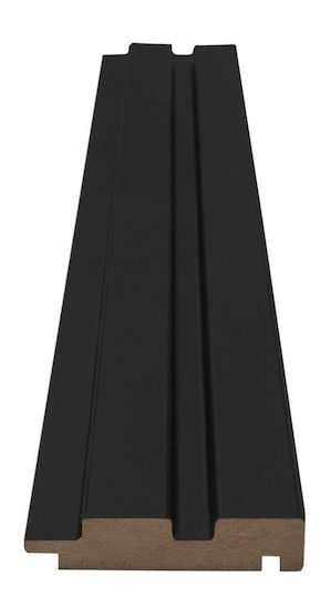 3D Wandpaneele aus PVC mit Kleber Schwarz 3D Wandpaneele aus PVC mit Kleber Schwarz