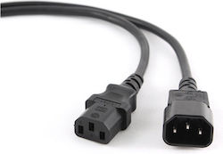Cablu prelungitor de alimentare Cablexpert IEC 60320 C14 la IEC 60320 C13, 1.8 m