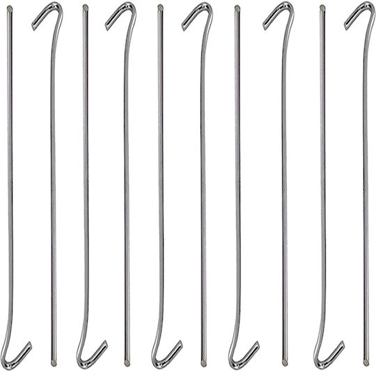 Tent Pegs Securing Stakes Steel 31cm 10 Pieces Hook Hooks Pins