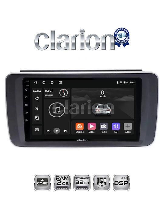 Clarion Sistem Audio Auto pentru Nissan Foaie 2018 (Bluetooth/USB/WiFi/GPS/Apple-Carplay/Android-Auto)