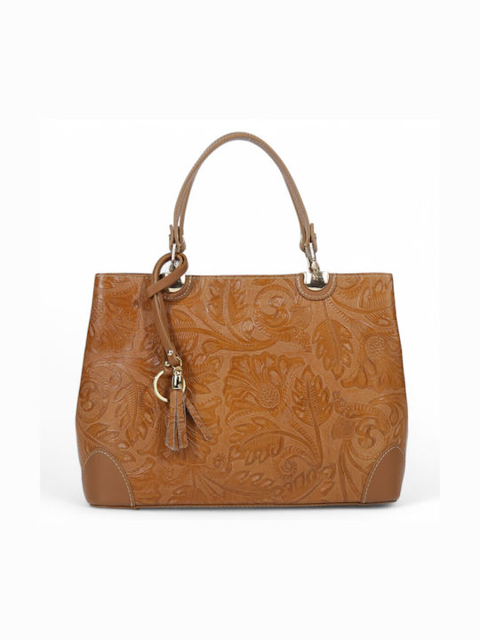 Passaggio Leather Кожена Дамска Чанта Тоут Ръчн...