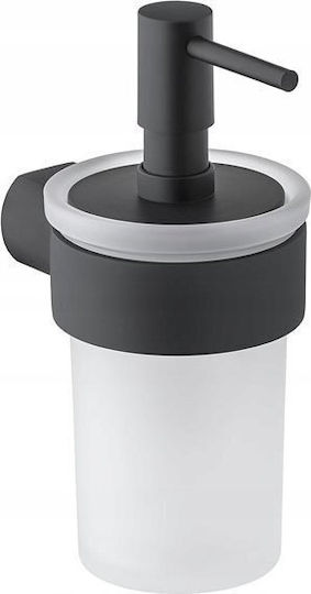 Gedy PI81 Dispenser Γυάλινο Μαύρο 125ml