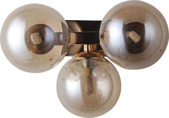 Italux Modern Lamp Wall with Socket G9 Gold