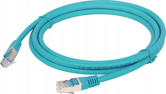Gembird S/FTP Cat.6a (Gigabit) Καλώδιο Δικτύου Ethernet 15m Πράσινο