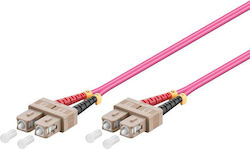 Microconnect Оптично Влакно SC/UPC-SC/UPC 7м Розов