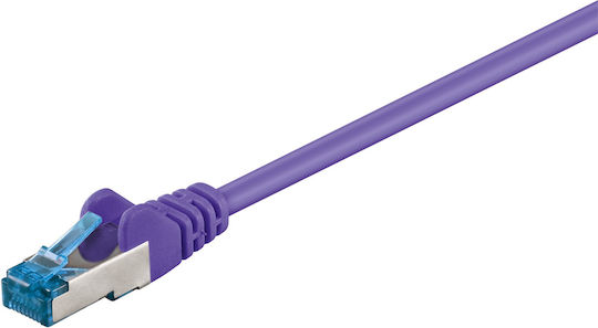 Goobay S/FTP Kat.6a Ethernet-Netzwerkkabel 1.5m Lila 1Stück