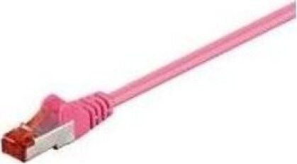 Goobay S/FTP Kat.6 Ethernet Netzwerkkabel 0,5m Rosa
