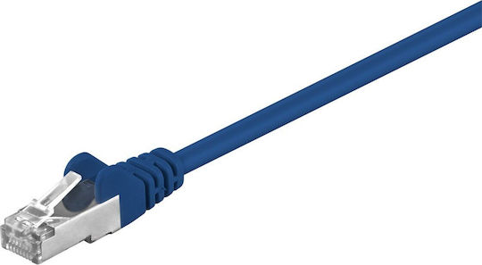 Wentronic F/UTP Cat.5e (Gigabit) Καλώδιο Δικτύου Ethernet 5m Μπλε