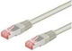 Wentronic U/UTP Cat.6 Gigabit Network Cable Ethernet 7.5m Gray