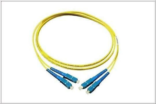 Alcasa Optisches Faser Netzwerkkabel 2m Blau