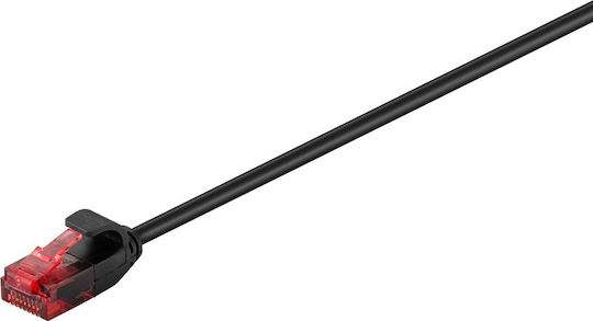 Triton U/UTP Cat.6 (Gigabit) Καλώδιο Δικτύου Ethernet 10m Μαύρο