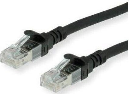 Roline S/FTP Kat.6a (Gigabit) Netzwerkkabel Ethernet 0.3m Schwarzes