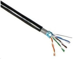 Lynx U/UTP Cat.5e Мрежов Кабел Ethernet 305м Черен