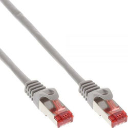 Intos Electronic 76912 S/FTP Cat.6 Καλώδιο Ethernet 1.5m Γκρι