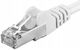PremiumCord S/FTP Cat.6a (Gigabit) Καλώδιο Δικτύου Ethernet 0.25m Λευκό
