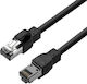 Lanview S/FTP Cat.6a Ethernet Network Cable 2m Black 1pcs