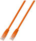 Microconnect U/UTP Kat.5e Ethernet-Netzwerkkabel 1m Orange 1Stück