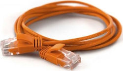 Wantec U/UTP Cat.6a Καλώδιο Ethernet 0.2m Πορτοκαλί