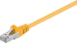 Wentronic F/UTP Cat.5e Мрежов Кабел Ethernet 1.5м Жълт